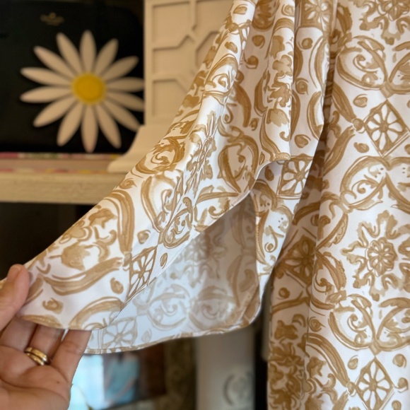 Jude Connally XS Daniella top painted tile sand print jude cloth - Picture 6 of 6